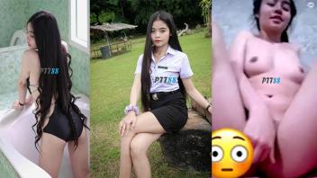 หลุดล่าสุด คลิปหลุดนักศึกษาสาวอาชีวะรุ่นน้องปี1แอบรับงานคอลเสียว ตั้งกล้องเบ็ดหีช่วยตัวเองเขี่ยเม็ดแตดจนน้ำแตกคามือ ตัวเล็กน่ารักหีฟิตน่าเย็ดมาก