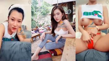 คลิปโป๊ใหม่ล่าสุด คลิปโป้เน็ตไอดอลสาวน้องมีนา เรวดี ไลฟ์สดหารายได้เสริมรอบนี้จัดเต็มดูนมดูหีกันชัด