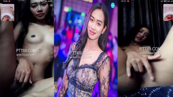 เย็ดหื่นๆ Vj Palmสาวจากแอพบิโก้ไลฟ์รับงานหลังลงไลฟ์ ตั้งกล้องเบ็ดหีช่วยตัวเองหุ่นดีนมใหญ่น่าเย็ดนั่งเบ็ดหีน้ำแตกไปสองรอบ