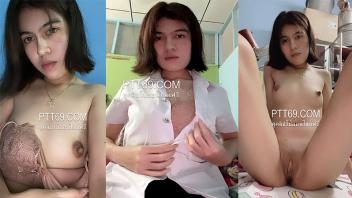 คลิปดูฟรี โกนหมอยรับทรัพย์สาวนักศึกษารับงานคอลเสียว เบ็ดหีช่วยตัวเองคาชุดนศ. เขี่ยเม็ดหีครางเสียวหีได้อารมณ์น้ำแตกคามือคลิปนศ.หลุดมาใหม่ห้ามพลาด