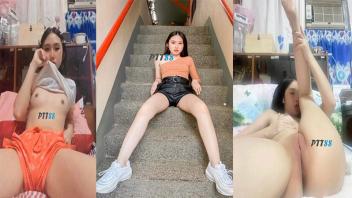 ลับสุดยอด หลุดคอลเสียวสาวทางบ้านแอบรับงานหารายได้เสริม หีเนียนน่ารักนมกำลังตั้งเต้าหัวนมน่าดูดนอนแหกหีเขี่ยเม็ดแตดน้ำแตกคามือ