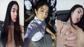 เสียวโคตร Jing Patcharin หลุดถ่ายตัวเองส่งให้แฟนดูคลิปโป้นักศึกษานมใหญ่น่ารัก ตอนนี้มียอดผู้ติดตามเป็นหมื่น