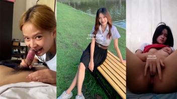 คัดเด็ดๆ ดูหีนักศึกษาไทย คลิปโป้หลุดมาใหม่ตั้งกล้องถ่ายคลิปตัวเองส่งให้แฟนดู
